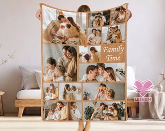 Custom Blanket Best Gifts for Her, Custom Photo Blanket Gift for Him, Valentines Day Gift,Anniversary Gifts,Couples Gifts,Personalized Gifts
