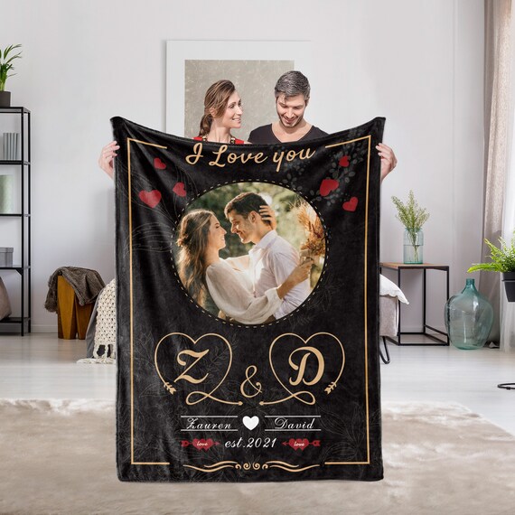 Personalized Memorial Blanket Custom Photo Blanket Etsy