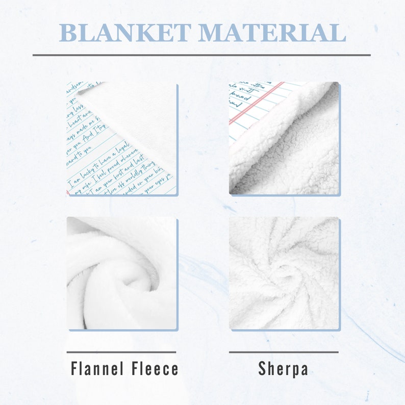 Custom Love Letter Blanket Personalized Blanket Custom Name Etsy