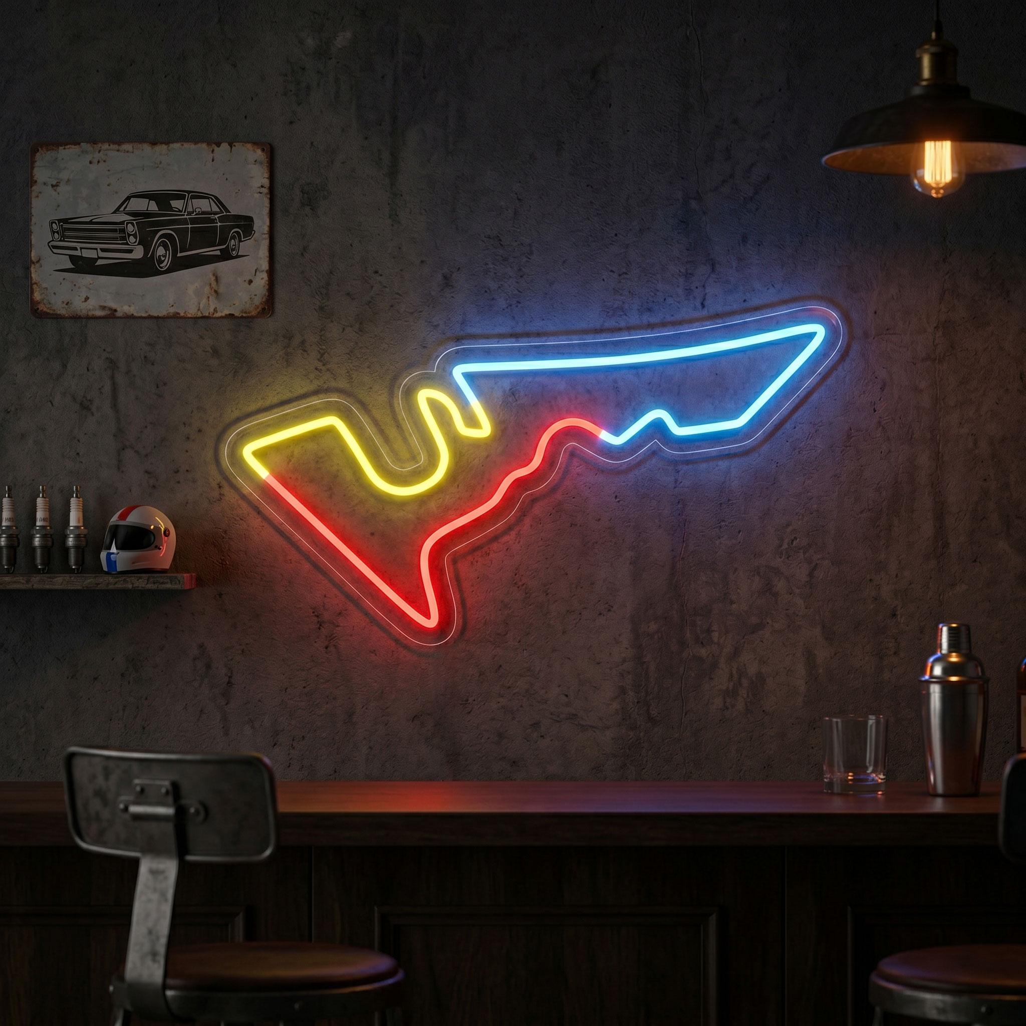 【希少】F1 ロゴ　ネオンライト Neon Sign: F1 Logo - Custom LED & Real Glass Neon – HAPPYNEON.COM