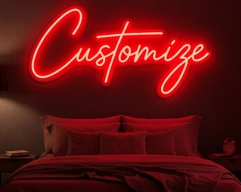 Custom Neon Sign, Neon Signs, Wedding Neon Sign Custom, Name Neon Sign, Led Neon Light, Neon Sign Custom, Dorm Wall Decor, Neon Sign Bedroom