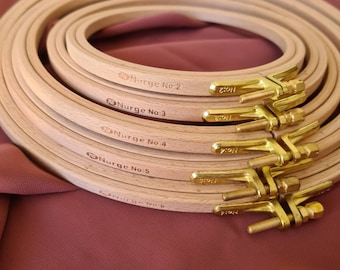 Stickrahmen, Buchenholz, nurge, verschiedene Größen, DIY