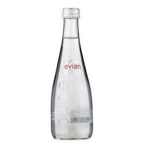 Evian Glass Bottle Etsy UK