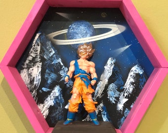 DragonBall in Space, Goku in Space, Atari, Video Game Room, Collectibles,  Man Cave Décor, Special Gift, Son Goku in Space, Anime, Manga