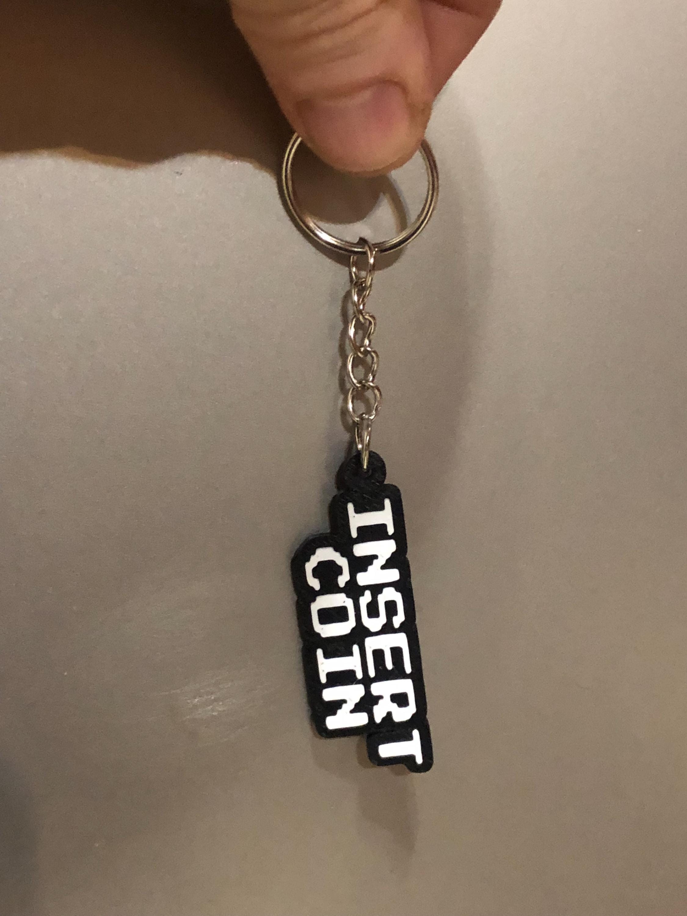 Insert coin 希少♪ INSERT COIN100円キーホルダー アーケード 筐体 アストロシティ エアロシティ SEGA