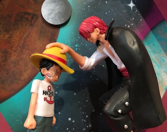 ONE PIECE in Space Diorama,  Monkey D. Luffy in Space, Anime, Manga, Video Game Room, Collectibles,  Man Cave Décor, Special Gift
