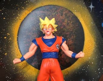 DragonBall in Space, Goku in Space, Atari, Video Game Room, Collectibles,  Man Cave Décor, Special Gift, Son Goku in Space, Anime, Manga