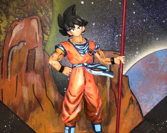 DragonBall in Space, Goku in Space, Atari, Video Game Room, Collectibles,  Man Cave Décor, Special Gift, Son Goku in Space, Anime, Manga