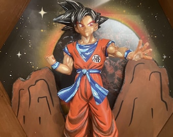 DragonBall in Space, Goku in Space, Atari, Video Game Room, Collectibles,  Man Cave Décor, Special Gift, Son Goku in Space, Anime, Manga