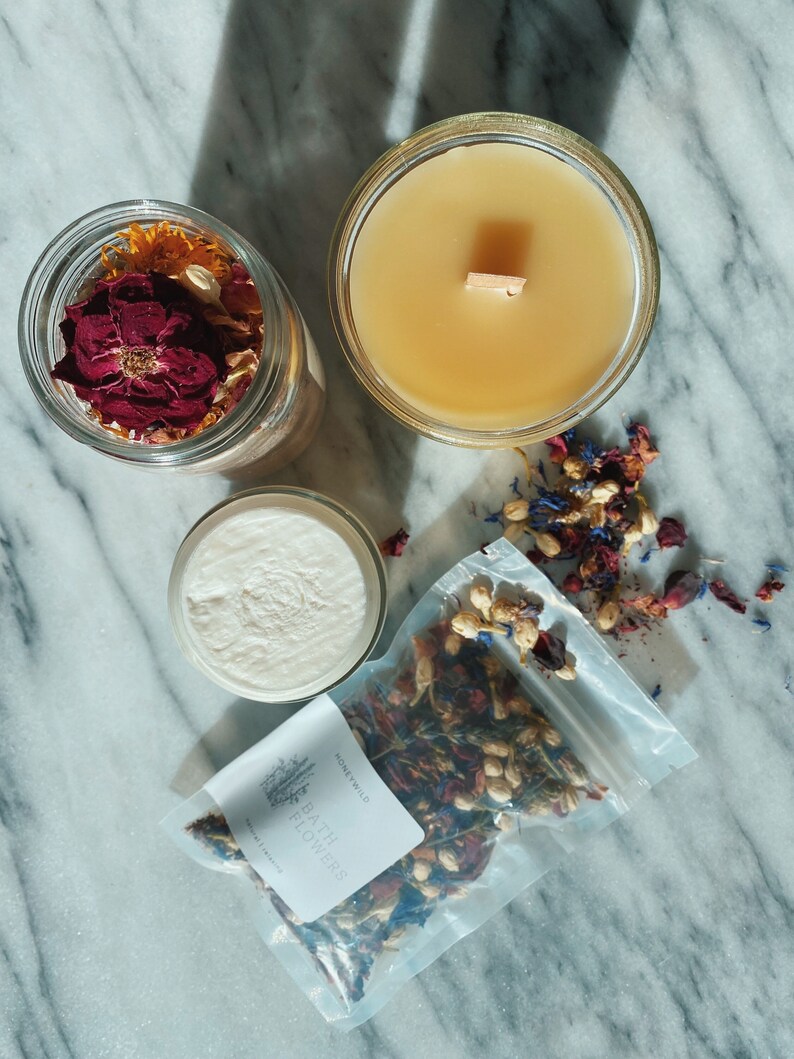 Natural Spa Kit Gift Set Selfcare Sustainable Etsy