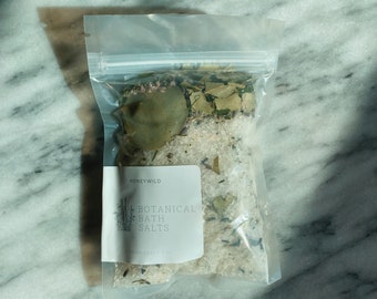 4 oz Botanical Bath Salts | Breathe Easy | Natural Spa