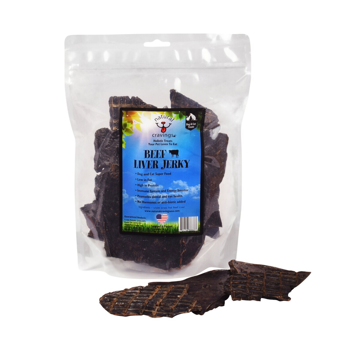 USA Beef Liver Jerky Breakable Dog Treats Single Ingredient Etsy