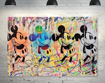 Mickey Mouse Pop Art Etsy
