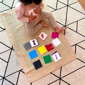 COLOR Matching Cards. Real images. Activity for kids. Digital file for printing. Montessori inspired activity. Flashcards for toddlers