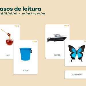 16 cartes de lecture spéciales, grammaire portugaise, cartes de langue et de grammaire Montessori, matériel d’enseignement à domicile, outils de classe Montessori