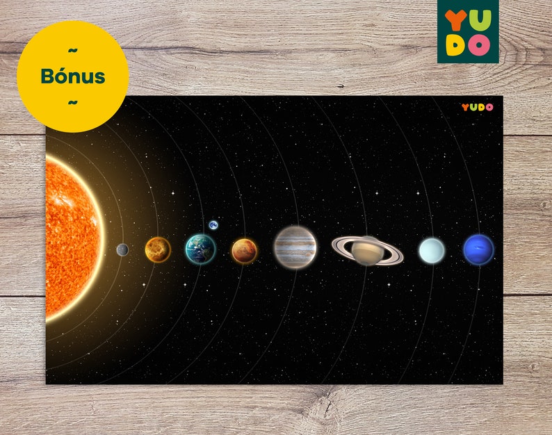 SOLAR SYSTEM Montessori Cards, Science Classroom, Space Planets Digital ...