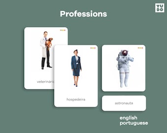 PROFESSIONS Montessori 3 part cards, job classified cards, Child vocabulary activity, Occupations Flashcards, Montessori Prints for kids,