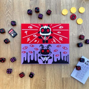 Zestaw Knucklebones Cult of The Lamb - wersja The Lamb x The Goat