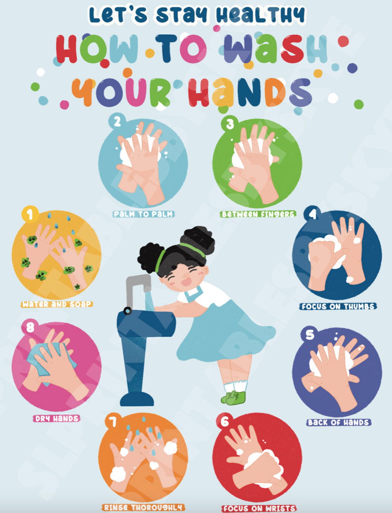 Classroom Health Safety Poster, Health Safety, School Safety, Wash Hands, Health & Safety