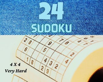 Sudoku | 4x4 Very Hard | Japanese Puzzles | Number Games | 4x4 | Creative | Pastime | Stress buster