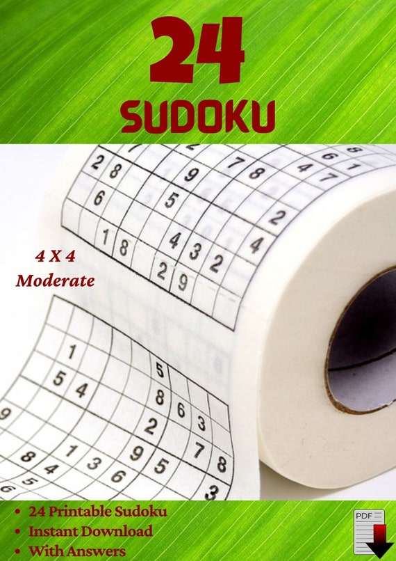 Sudoku 4x4 Hard Japanese Puzzles Number Games 4x4 