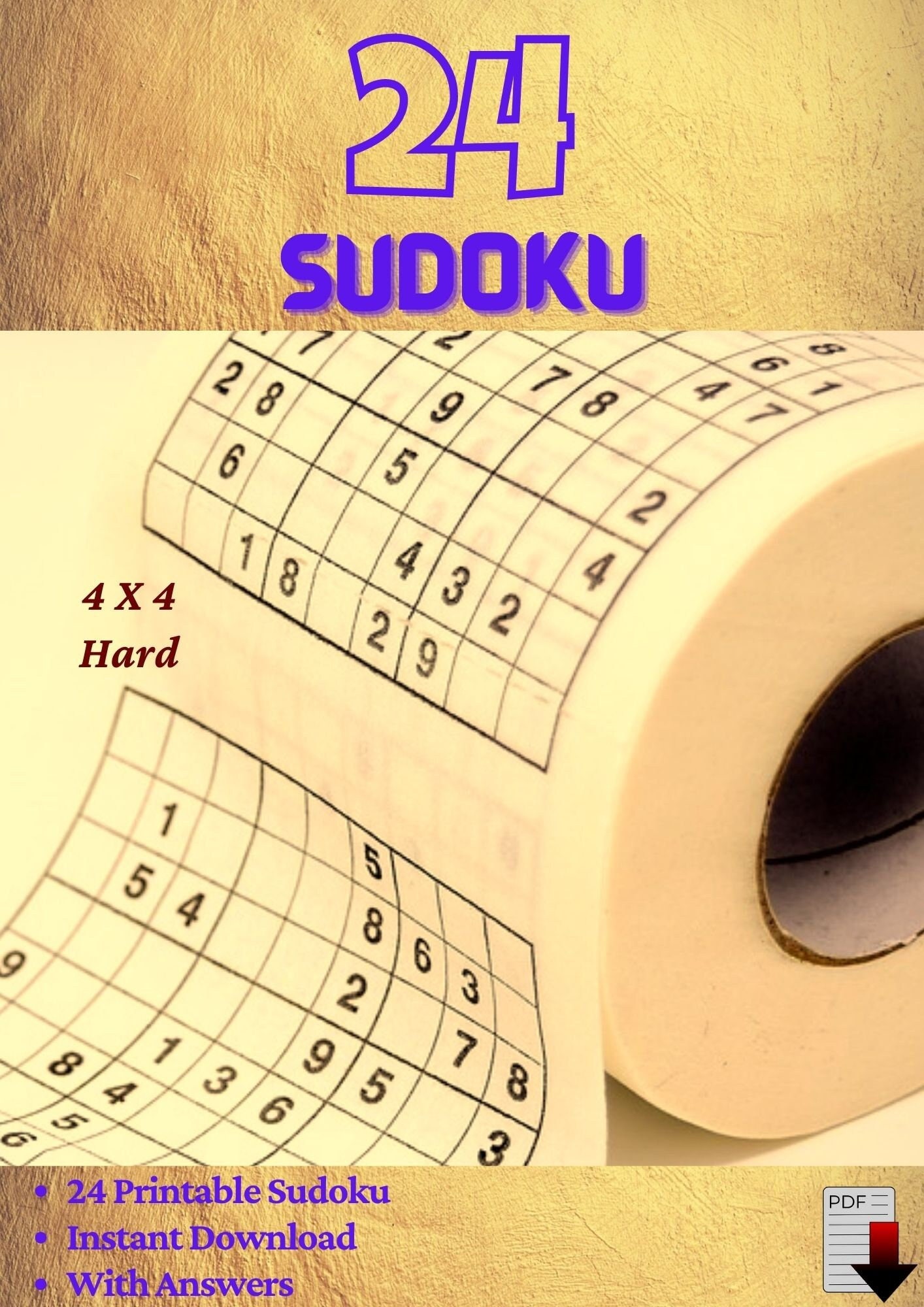 Sudoku 4x4 Hard Japanese Puzzles Number Games 4x4 