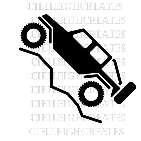 Jeep hill climb SVG, JPG, PNG