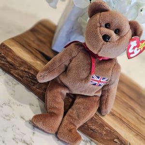 Brittania The Bear TY Beanie baby vintage
