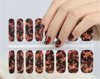 Tortoiseshell Nails Etsy
