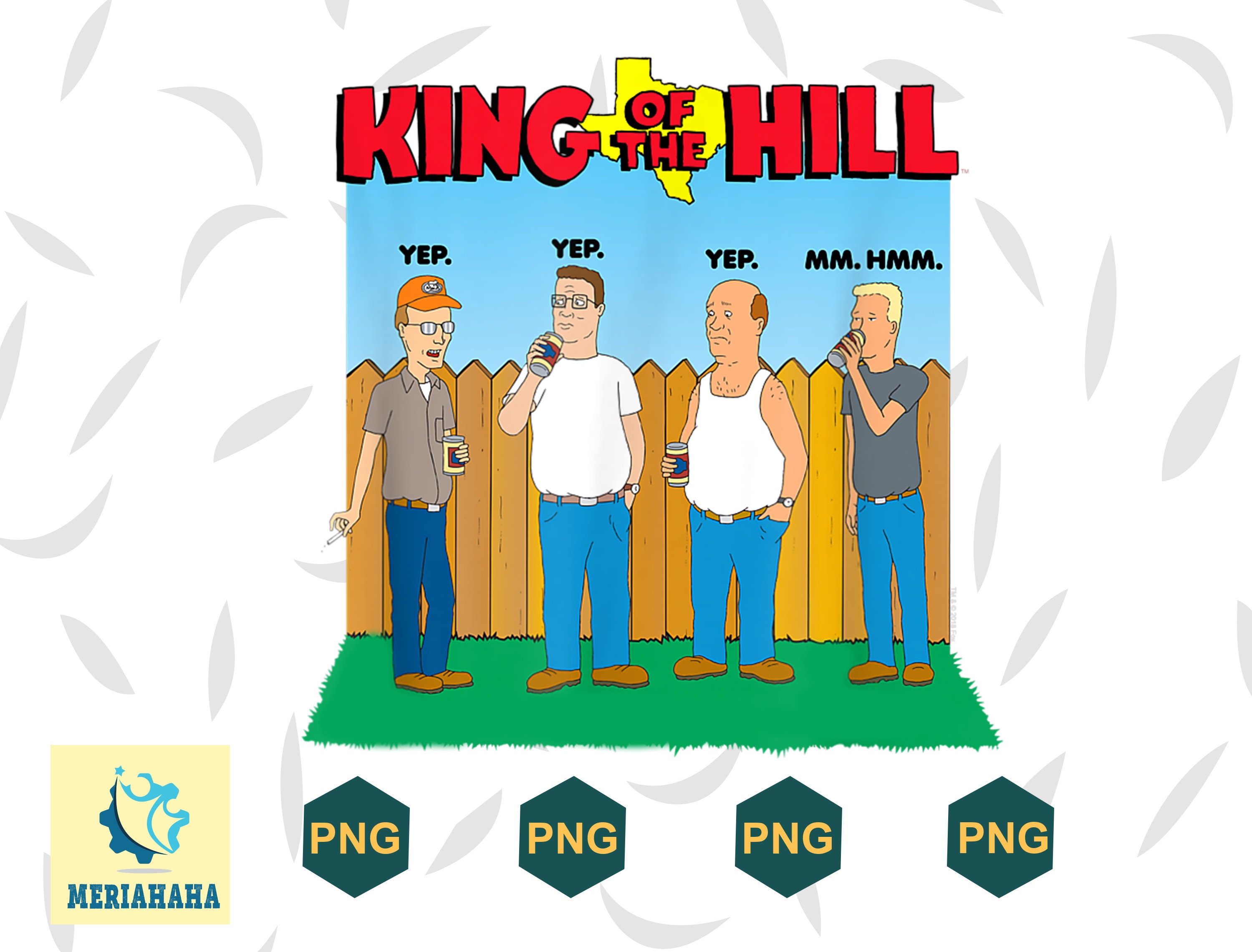 King of the Hill All Four Drinking with Logo Design Digital | Etsy King Of The Hill Drinking Game