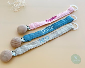 Personalized Pacifier Clip | Custom Baby Girl Boy Gift | Binky Clip With Name | Newborn Gifts | Dummy Clip Holder | Baby Shower Gift