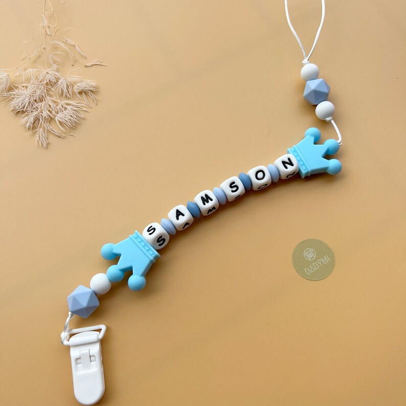 Personalized Pacifier Clip for Baby Boy and Baby Girl Custom Etsy