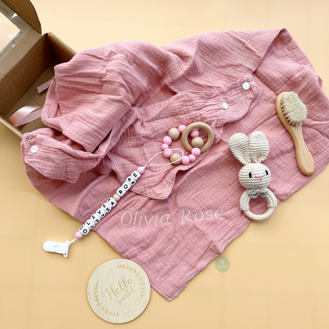 Personalized Baby Girl Gift Box Custom Baby Shower Gift New Baby Boy