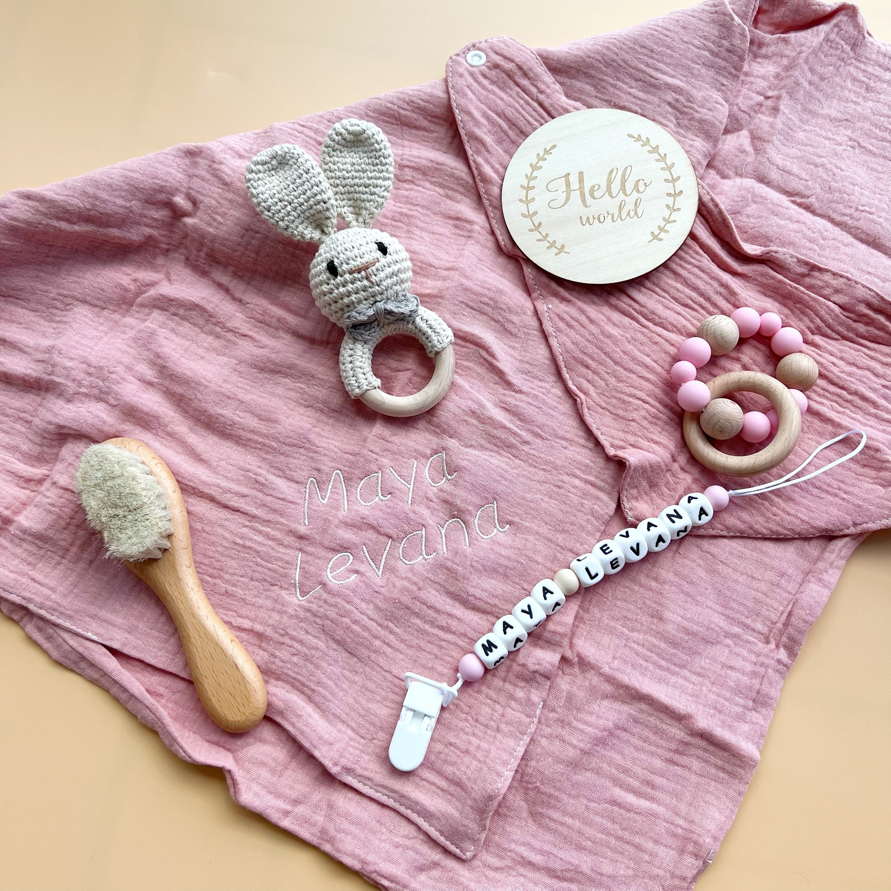 Personalized Baby Girl Gift Box | Custom Boy Basket Newborn Set Gifts New
