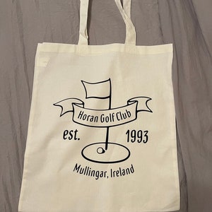 Niall Horan Inspired Horan Golf Club Tote Bag Handmade