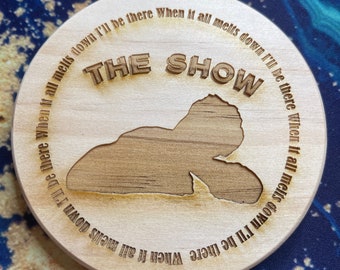 Niall Horan Inspired The Show Meltdown Wooden Coaster Laser Engraved