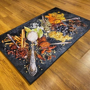 Special Kitchen Rug/Carpet Kitchen Room Vivid Colors Handmade Personalize Home Decorative Special Design Washable Non-Slip Floor Indoor Mat image 9