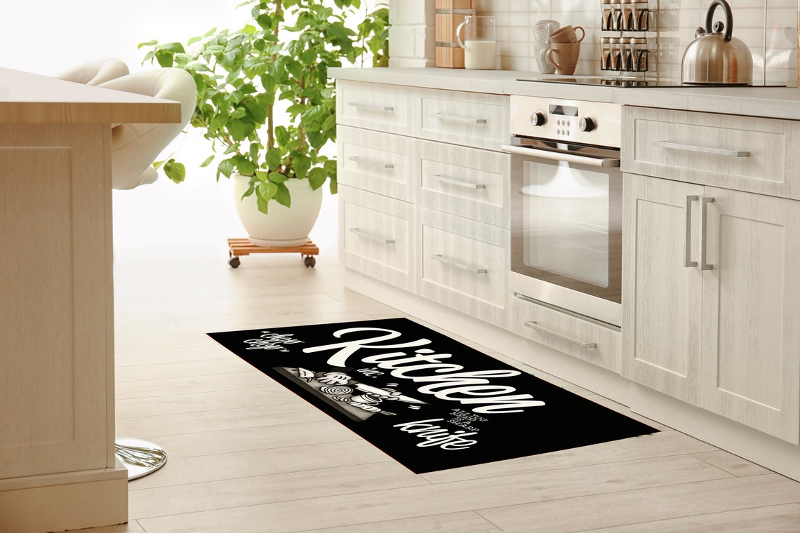Personalized Printed Rug/Carpet Kitchen Room Vivid Colors Etsy