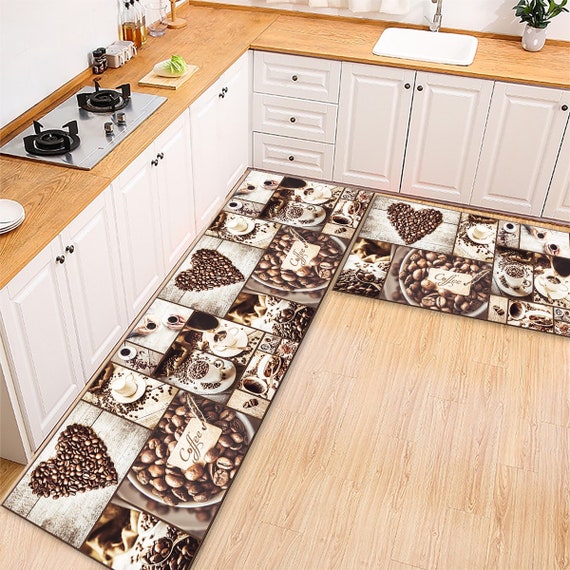 Coffee Theme Kitchen Rugs