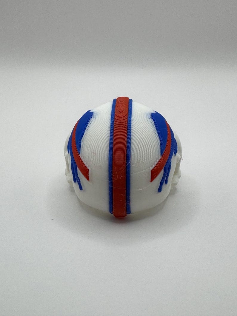 Drukowany w 3D kask Buffalo Bills Josh Allen 17 Duck – zdejmowany – drużyna NFL zdjęcie 8