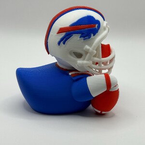 Drukowany w 3D kask Buffalo Bills Josh Allen 17 Duck – zdejmowany – drużyna NFL zdjęcie 7