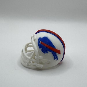Drukowany w 3D kask Buffalo Bills Josh Allen 17 Duck – zdejmowany – drużyna NFL Helmet Only