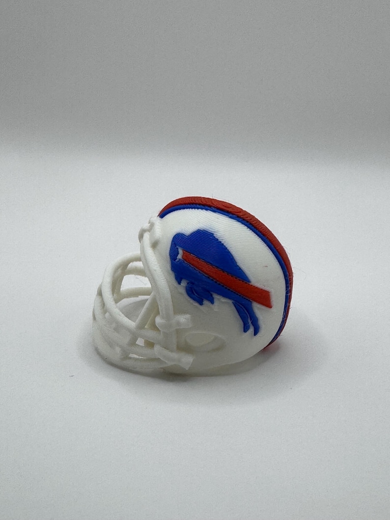 Drukowany w 3D kask Buffalo Bills Josh Allen 17 Duck – zdejmowany – drużyna NFL Helmet Only
