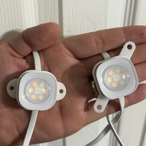 Govee Pro Permanent Outdoor Lighting Mounting Bracket - Side Screw Hole Mount. Uses #6 or #8 Screws Not Included. 10 Pieces Per Pack.