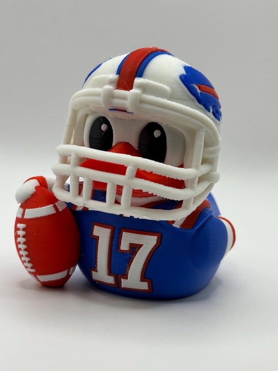 3D Printed Buffalo Bills Josh Allen 17 Duck - Removable Helmet - NFL Team -  Etsy