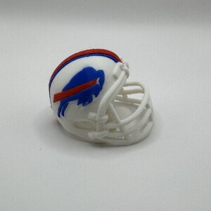 Drukowany w 3D kask Buffalo Bills Josh Allen 17 Duck – zdejmowany – drużyna NFL zdjęcie 6