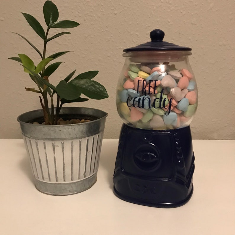 Glass Gumball Candy Jar Personalized Gumball Candy Canister target