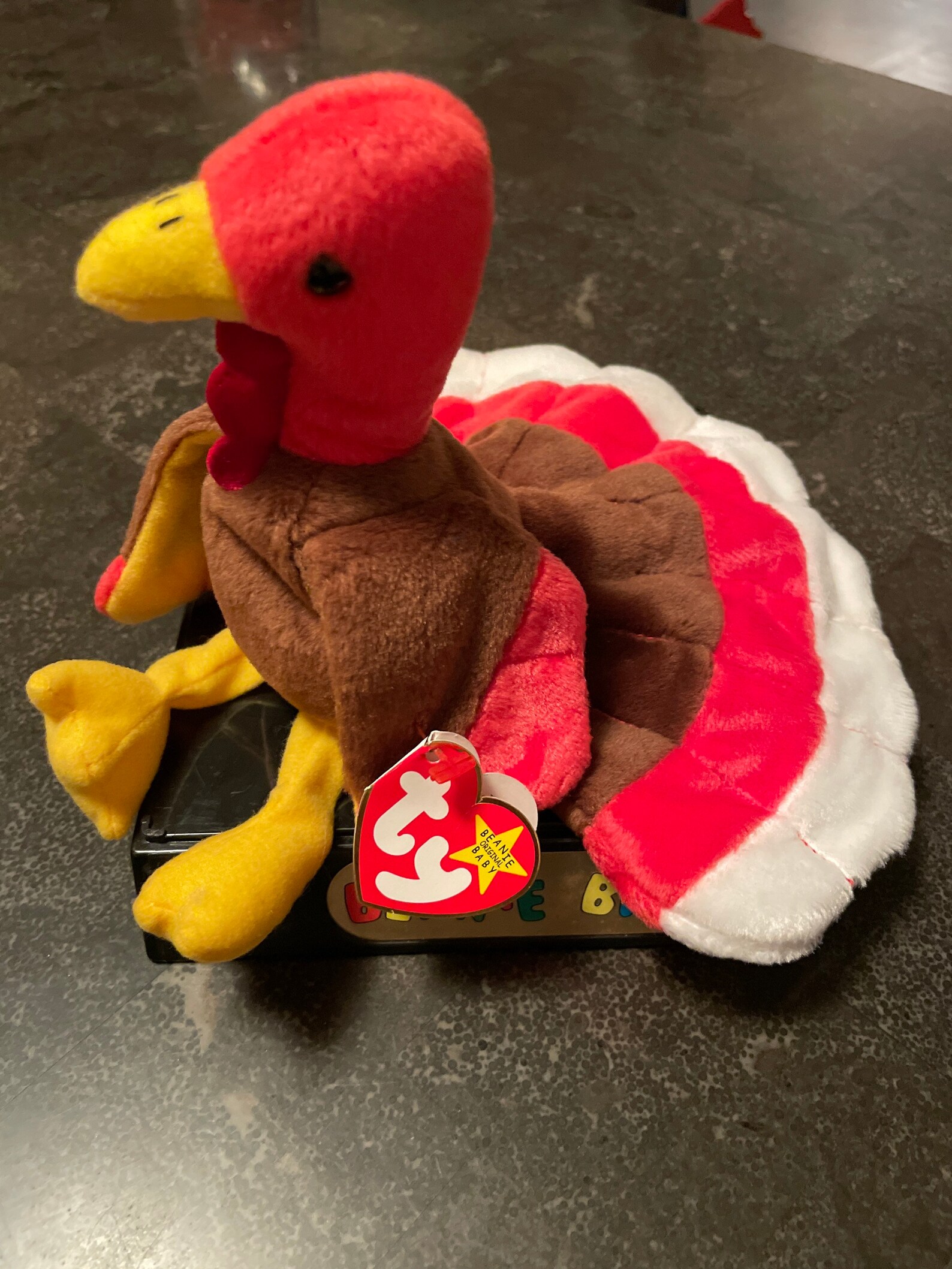 RARE Gobbles Ty beanie baby with tag errors. Etsy