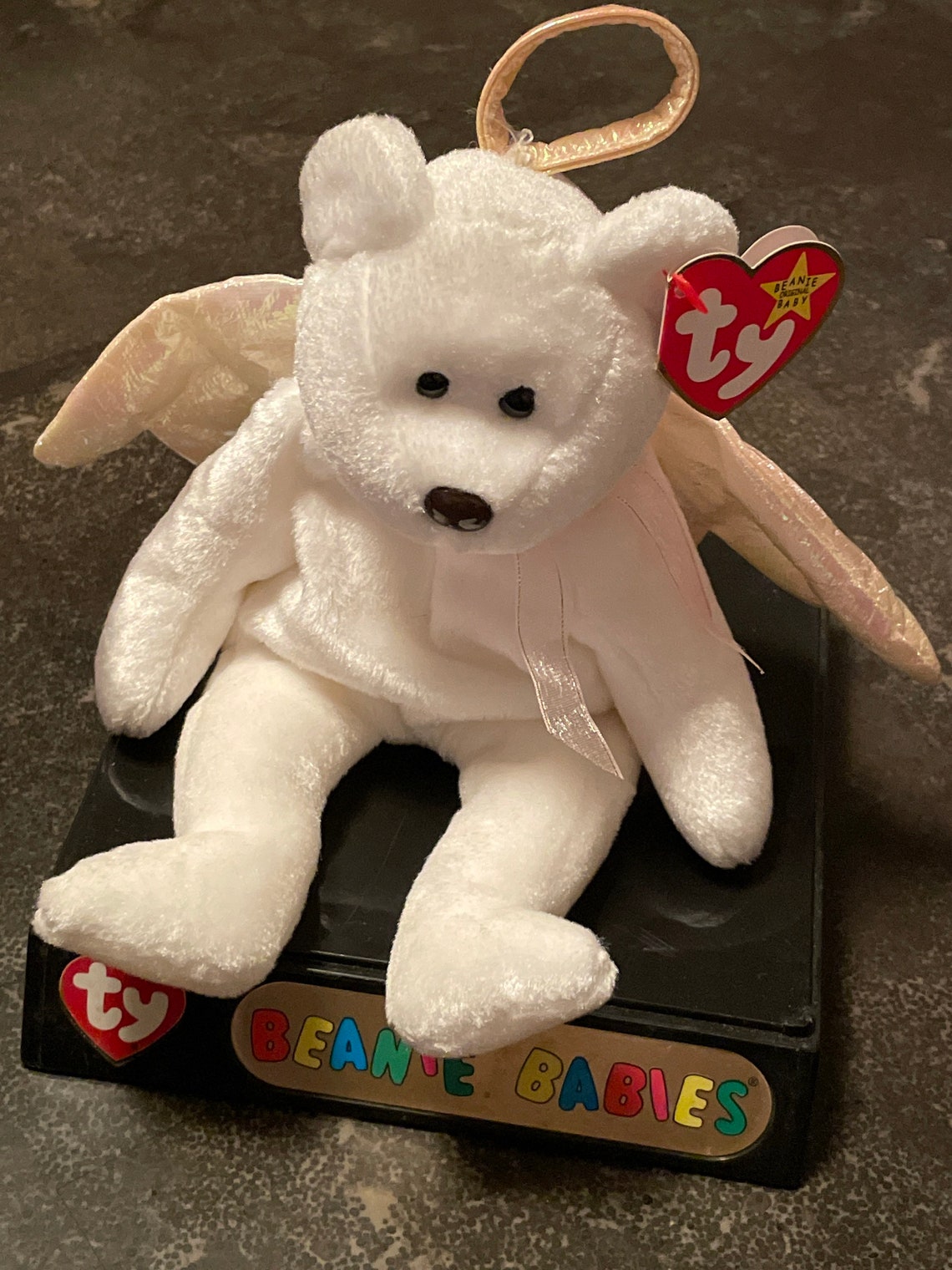 Vintage Halo Ty beanie baby retired mint condition | Etsy