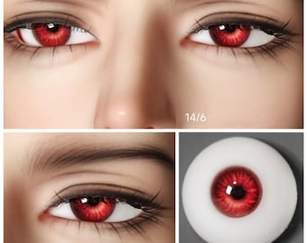 Resin BJD Doll Eyes, Small Iris, Safety Toy Eyes (8mm-18mm)